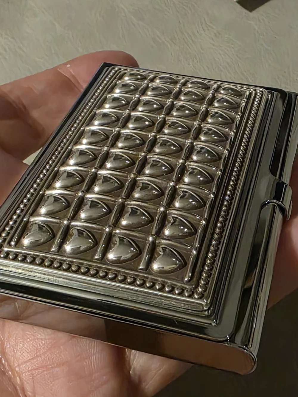 BRIGHTON SILVER HEART LOVE CARD CASE N CARD CASE BUSINESS DEBIT/CREDIT WALLET